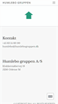 Mobile Screenshot of humlebogruppen.dk