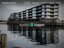 Tablet Screenshot of humlebogruppen.dk